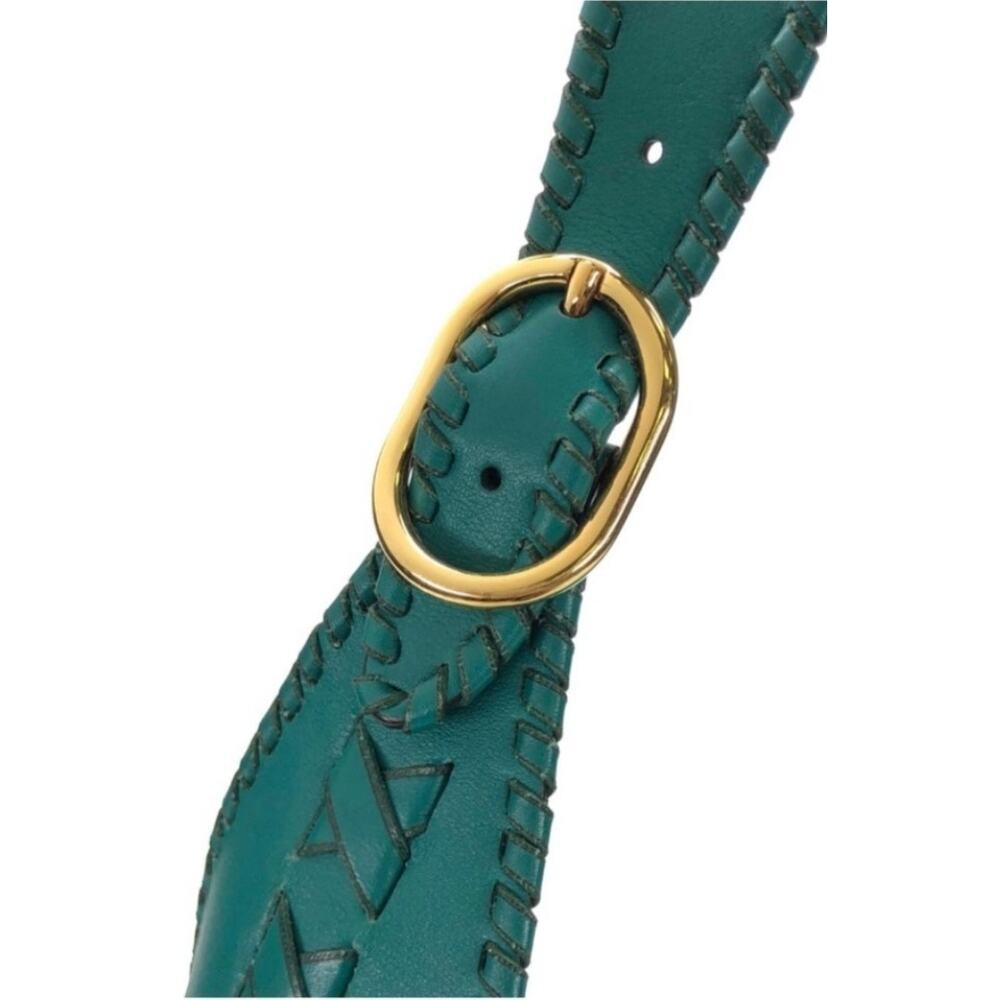Gucci Jackie Bamboo Large Teal Hobo - Picture 3 of 4
